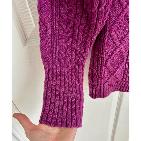 Vintage Blarney Woolen Mills 100% Wool Irish Crewneck Sweater Size Small - Picture 4 of 6